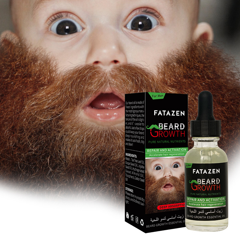Hair Care Herbal Products - Óleo de barba orgânico natural senhores