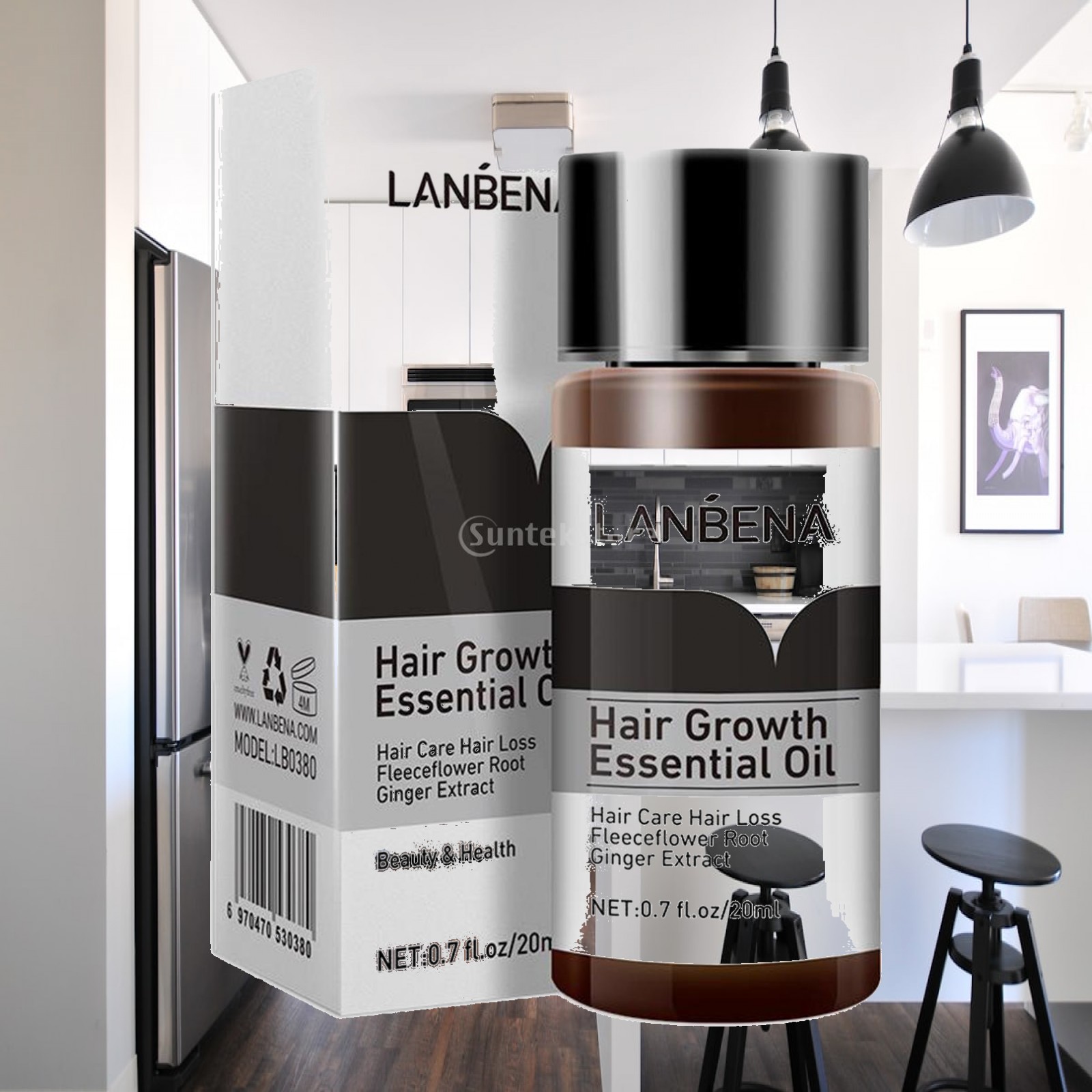 Hair Care Ginseng - Óleo Essencial Unissex para Crescimento Capilar,