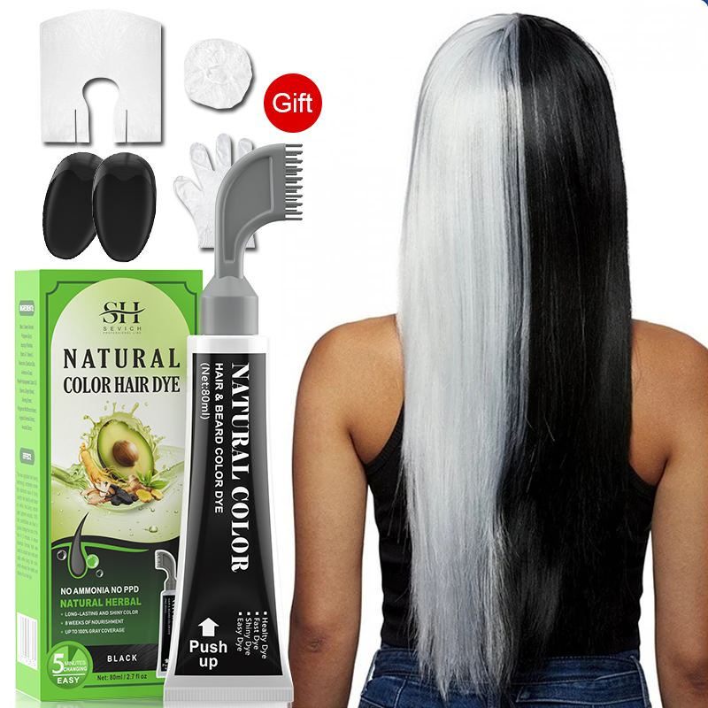 Hair Care Ginseng - Shampoo rápido para cabelos com pente,