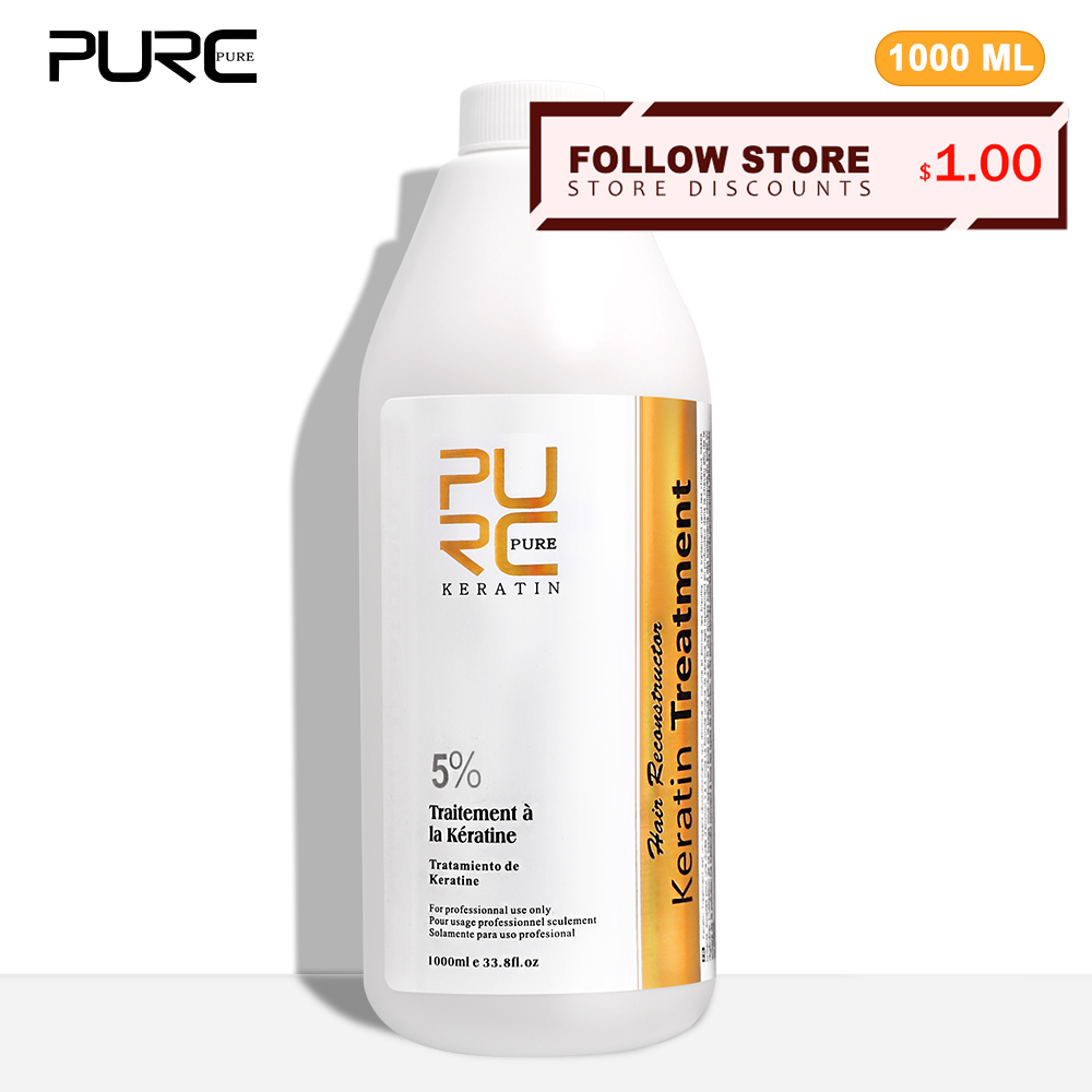 Hair Care Brand - Purc 5% Keratin Smoothing Treatment, Frizzy