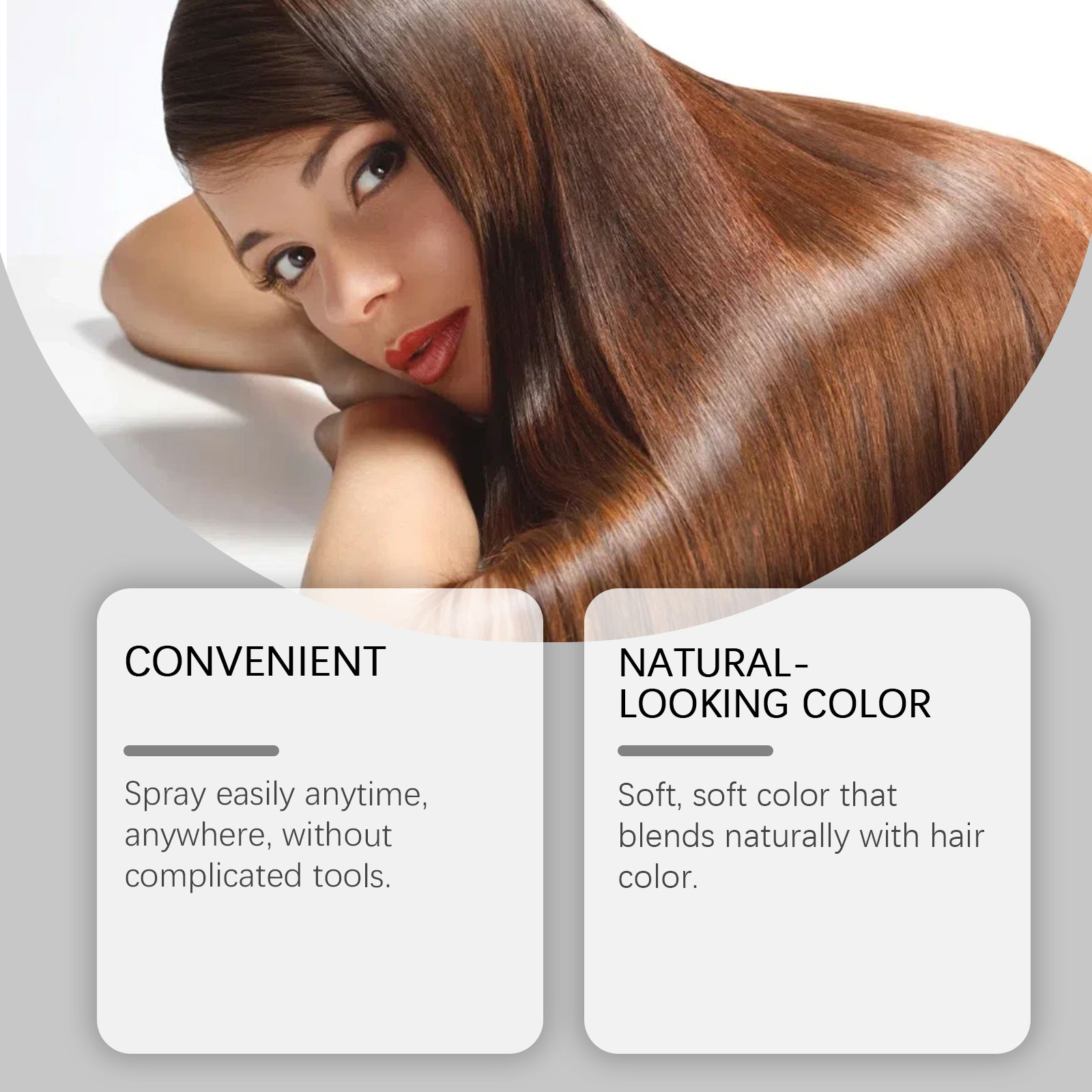 Spray de cor de cabelo temporá - Hair Care Herbal Products avaliação e preço