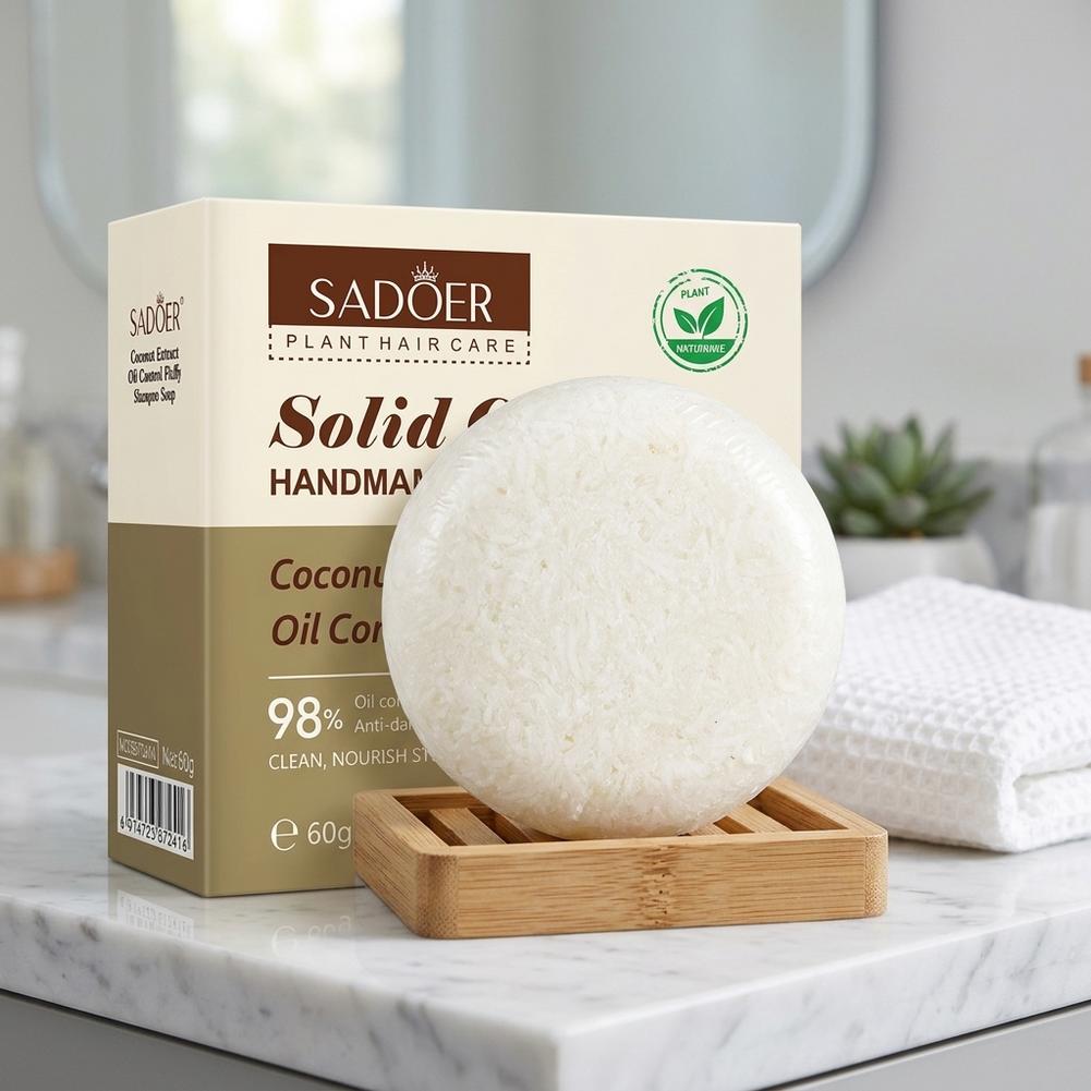SADOER 60g Shampoo de Coco Sér - Hair Care Herbal Products avaliação e preço