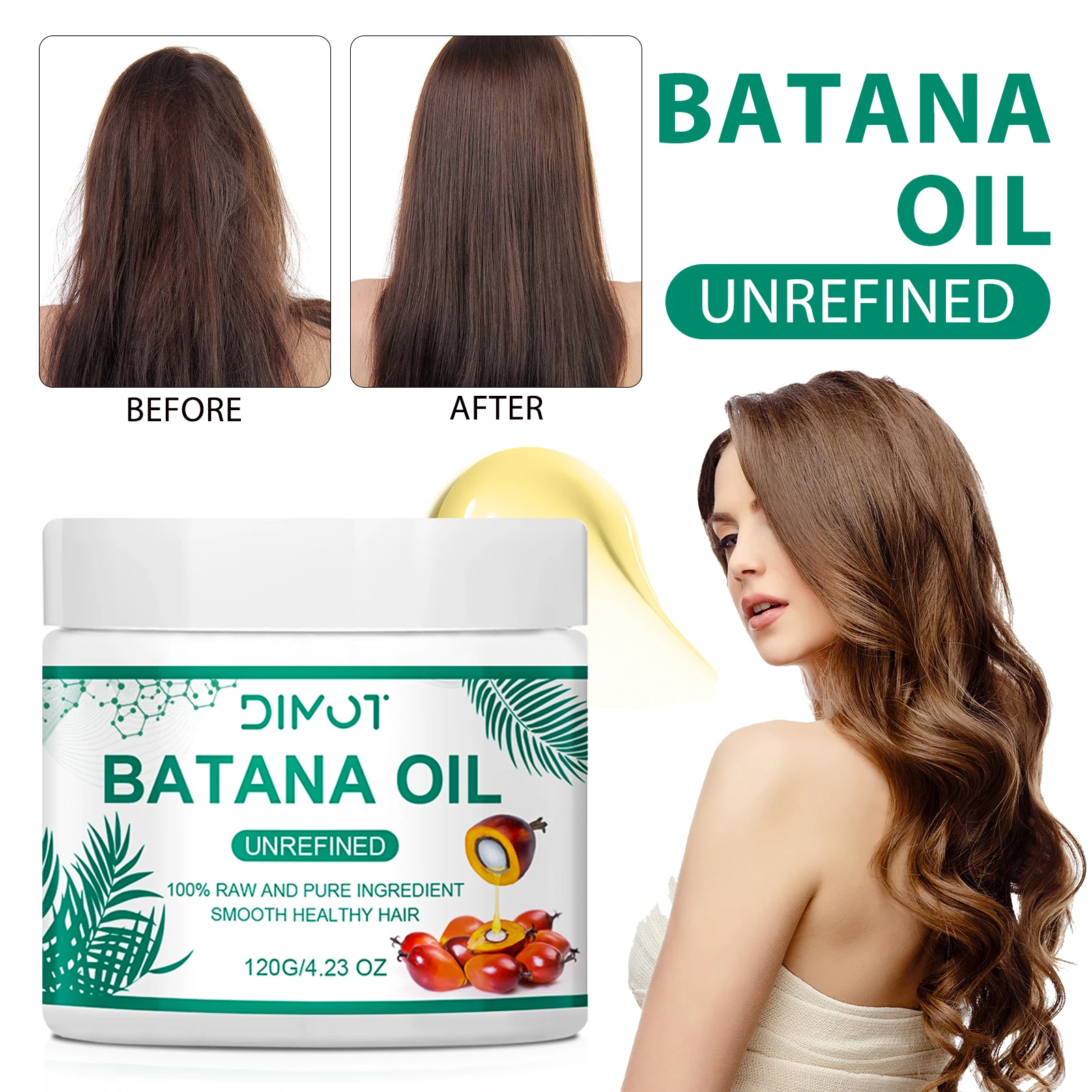 Máscara de cabelo batana óleo  - Hair Care Natural Products avaliação e preço
