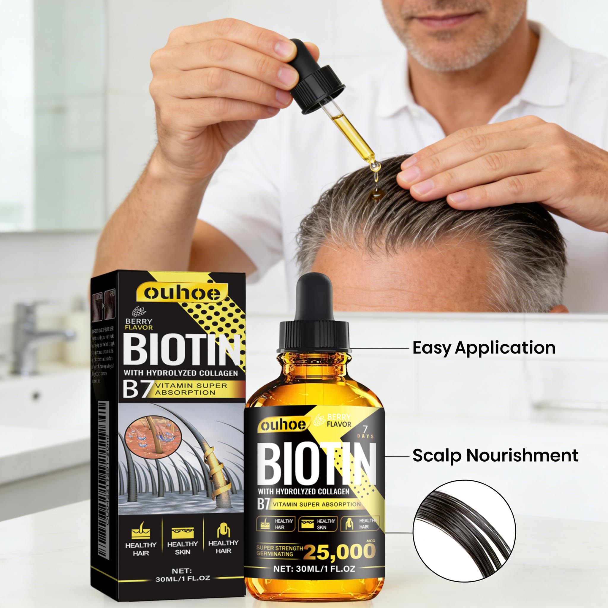 Óleo Capilar de Biotina e Colá - Hair Care Ginseng avaliação e preço