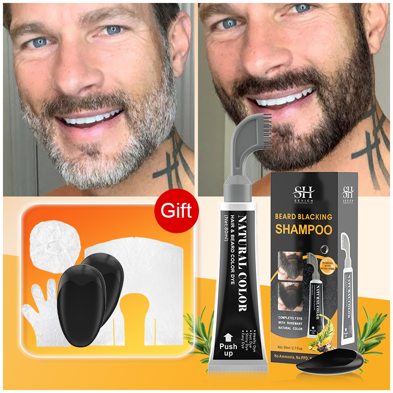 Creme de barba preta com pente - Hair Care Ginseng avaliação e preço