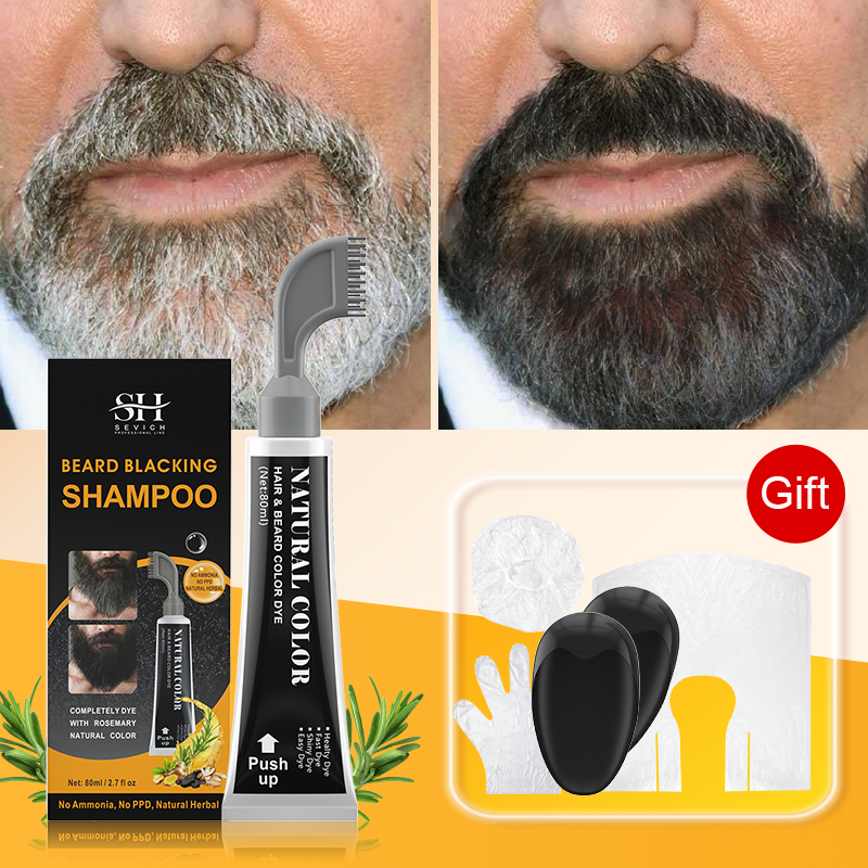 Creme de barba preta com pente - Hair Care Ginseng avaliação e preço