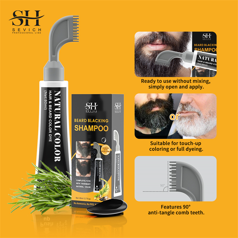 Creme de barba preta com pente - Hair Care Ginseng avaliação e preço