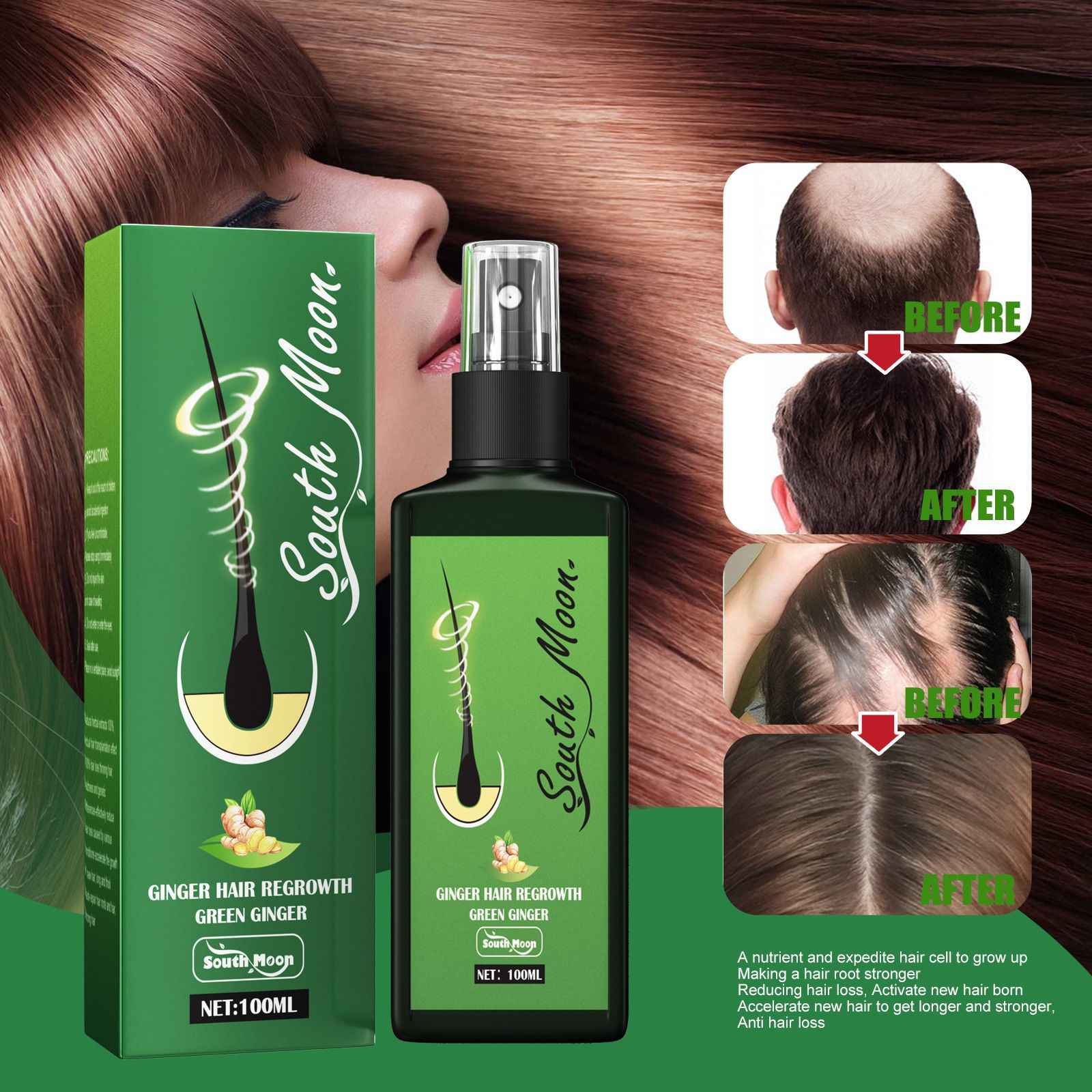 Spray de Crescimento Capilar d - Hair Care Herbal avaliação e preço