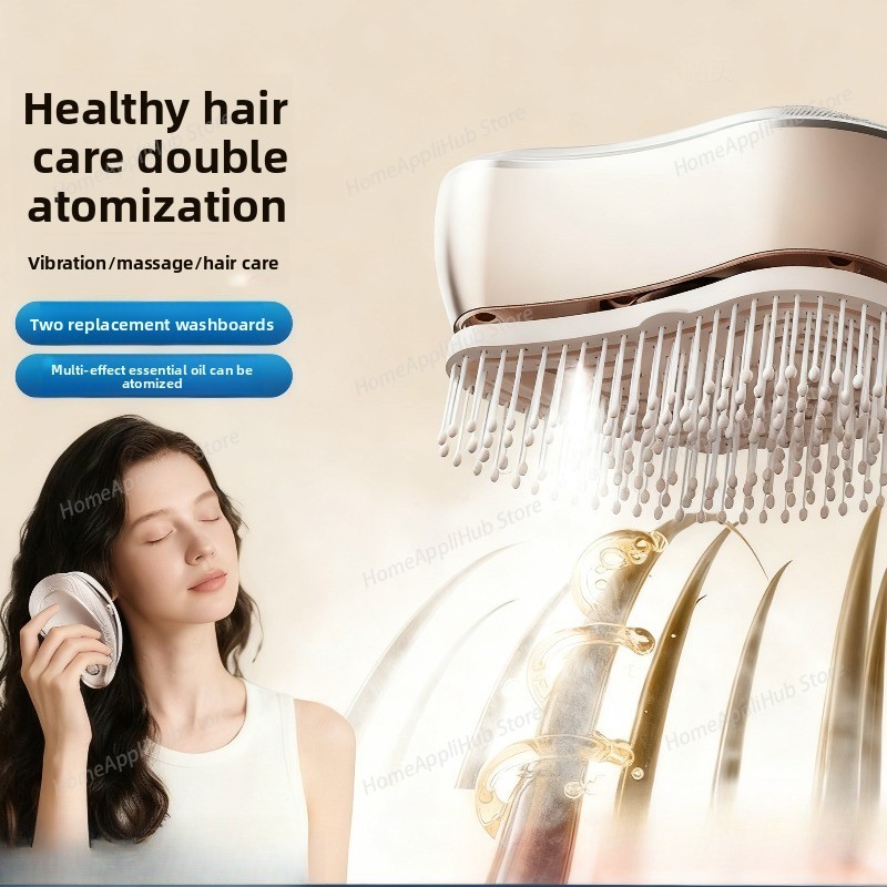 Pente de massagem elétrico spr - Hair Care Essential Oil Atomizing avaliação e preço